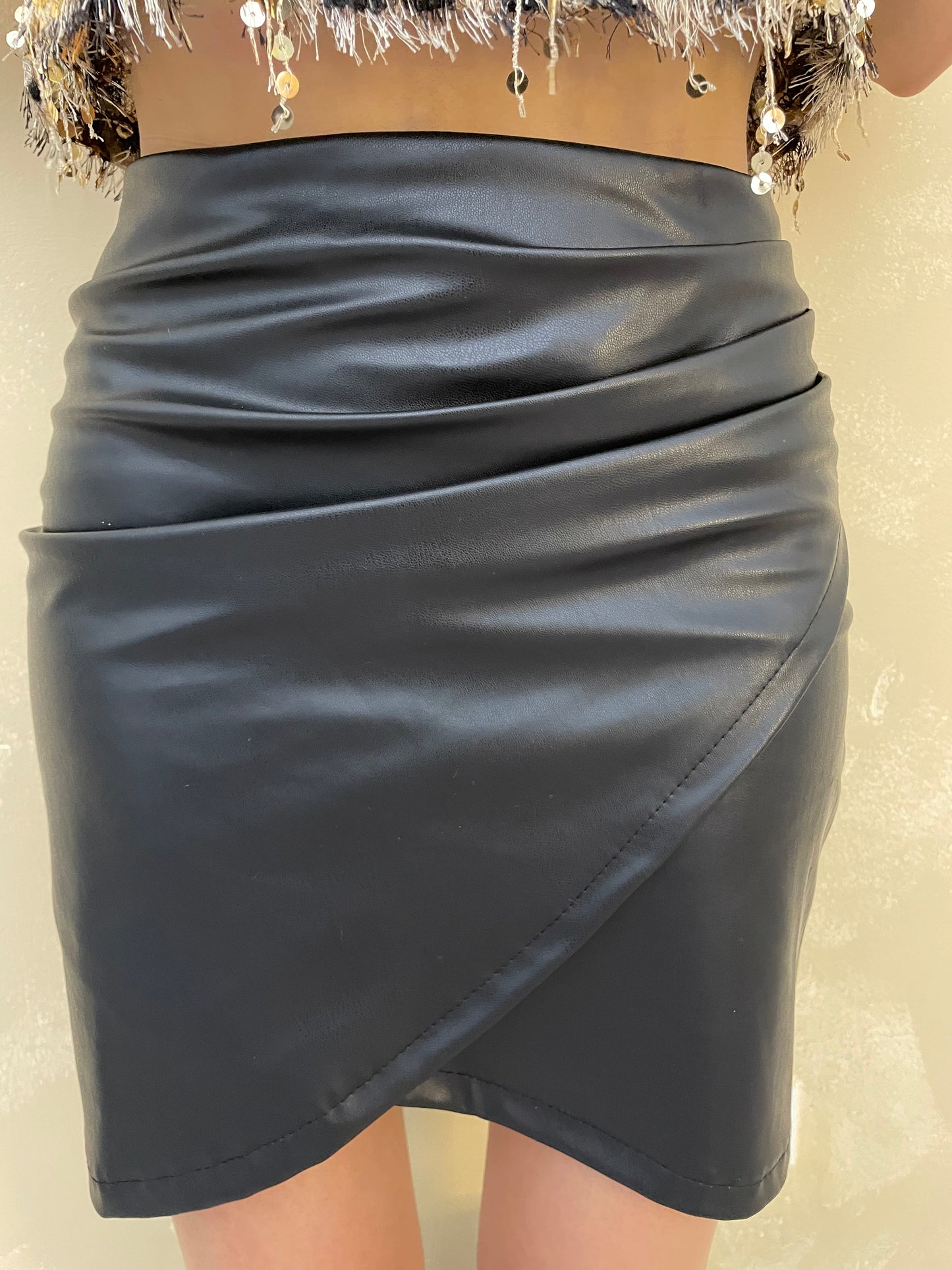 Black Leather Skirt